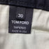 Men's Tom Ford Tapered Denim Jeans in Black Cotton