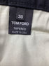 Men's Tom Ford Tapered Denim Jeans in Black Cotton