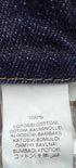 Men's Brunello Cucinelli Tattered Denim Jeans in Navy Blue Cotton