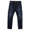 Men's Brunello Cucinelli Tattered Denim Jeans in Navy Blue Cotton