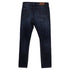 Men's Brunello Cucinelli Tattered Denim Jeans in Navy Blue Cotton