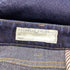 Men's Brunello Cucinelli Tattered Denim Jeans in Navy Blue Cotton