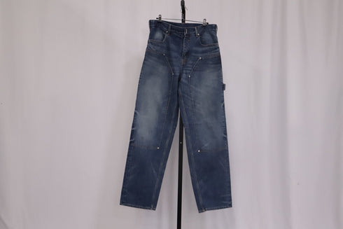 Men's Givenchy Wide Leg Denim Jeans in Blue Cotton