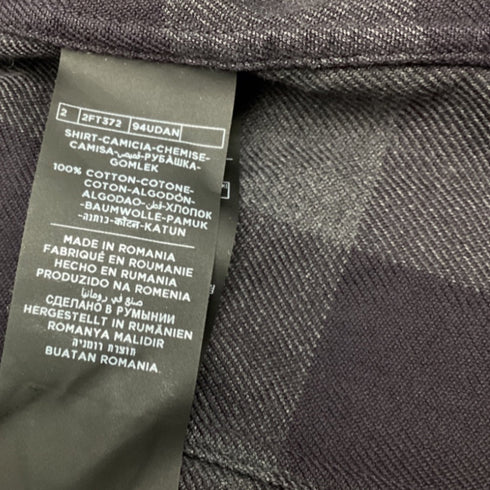Men's Tom Ford Plaid Flannel in Grey Cotton