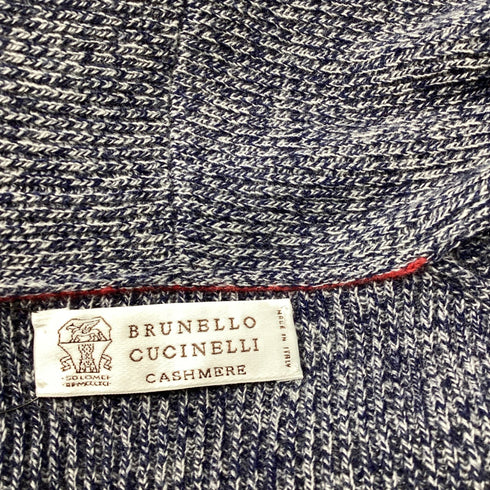 Men's Brunello Cucinelli V-Neck Sweatshirt in Grey Cashmere