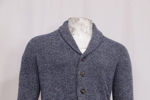 Men's Brunello Cucinelli V-Neck Sweatshirt in Grey Cashmere