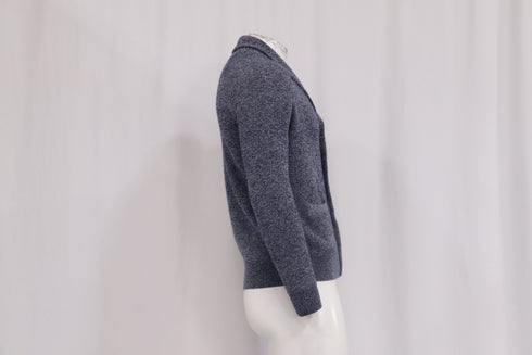 Men's Brunello Cucinelli V-Neck Sweatshirt in Grey Cashmere