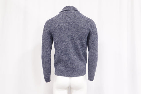 Men's Brunello Cucinelli V-Neck Sweatshirt in Grey Cashmere