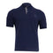 Men's Brunello Cucinelli Short Sleeve Polo Shirt in Navy Blue Cotton