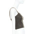 Women's Miu Miu 1998 Runway Green Wool Crystal Bustier Top