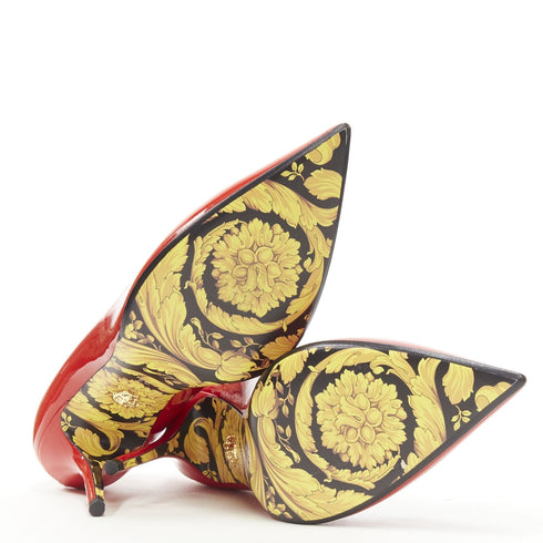 Women's Versace Red Patent Medusa Pump