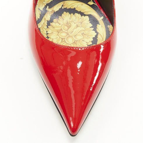 Women's Versace Red Patent Medusa Pump