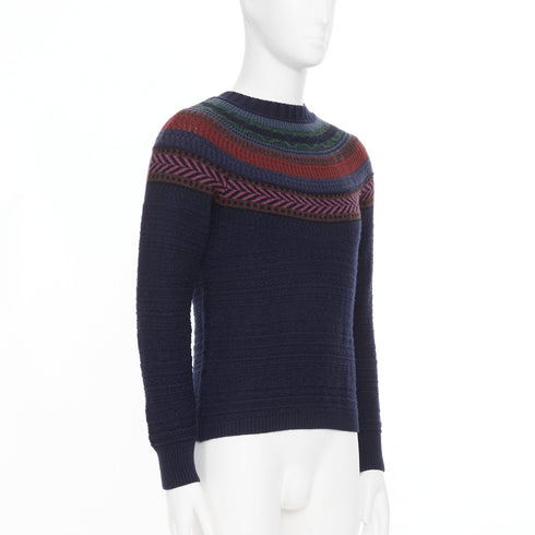 Men's Burberry Prorsum 2014 Runway Fair Isle Lambswool Sweater