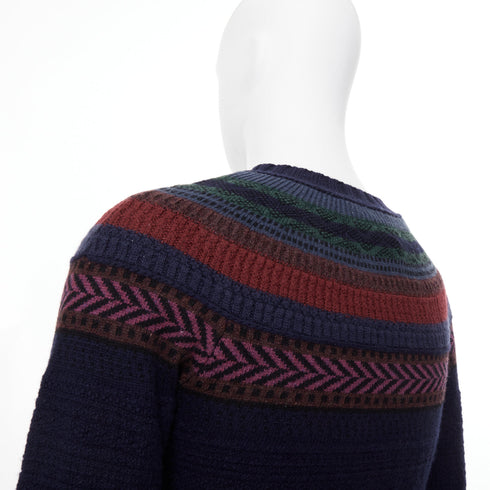 Men's Burberry Prorsum 2014 Runway Fair Isle Lambswool Sweater