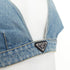 Women's Prada Blue Denim Bra Top