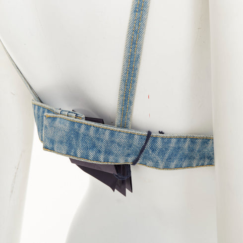 Women's Prada Blue Denim Bra Top