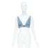 Women's Prada Blue Denim Bra Top