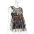 Women's Red Valentino Black Bird Embroidered Top