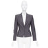 Women's Gucci 2004 Runway Grey Silk Wool Blazer