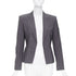 Women's Gucci 2004 Runway Grey Silk Wool Blazer