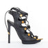 Women's Tom Ford 2012 Runway Black Lizard Platform Sandals