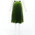 Women's Gucci 2016 Runway Green Metallic Pleated Skirt