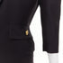 Women's Saint Laurent 2022 Black Padded Shoulder Blazer Jumpsuit