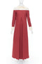 Women's Valentino 2013 Runway Red Colorblock Maxi Dress