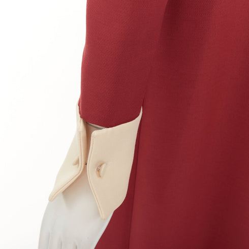 Women's Valentino 2013 Runway Red Colorblock Maxi Dress
