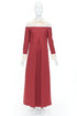 Women's Valentino 2013 Runway Red Colorblock Maxi Dress