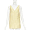 Women's Gucci 2025 Yellow Daisy Jacquard Silk Mini Dress
