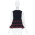 Women's Alaia Red Crochet Peplum Top