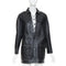 Women's Saint Laurent 2018 Black Leather Lace Up Safari Dress