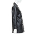 Women's Saint Laurent 2018 Black Leather Lace Up Safari Dress