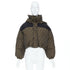 Women's Fendi 2021 Zucca Brown Black Monogram Puffer Jacket