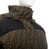 Women's Fendi 2021 Zucca Brown Black Monogram Puffer Jacket