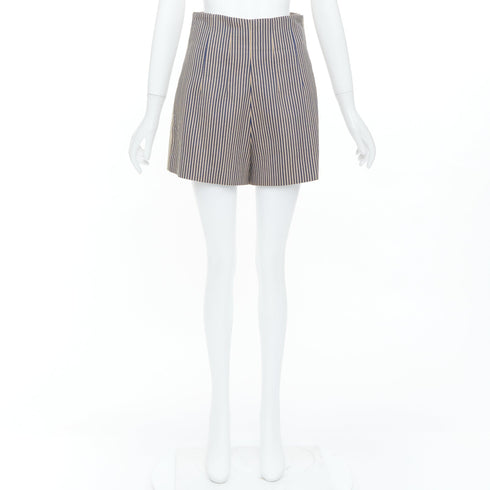 Women's Fendi Blue Striped Tailored Shorts
