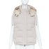 Women's Brunello Cucinelli Cashmere Beige Puffer Vest