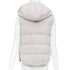 Women's Brunello Cucinelli Cashmere Beige Puffer Vest