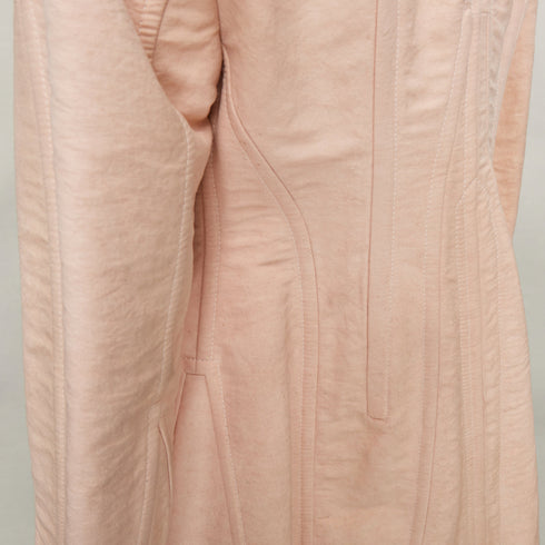 Women's Prada 2022 Runway Opal Slub Pink Corset Jacket