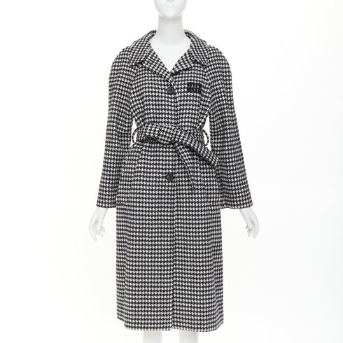 Women's Miu Miu 2022 Houndstooth Wool Coat
