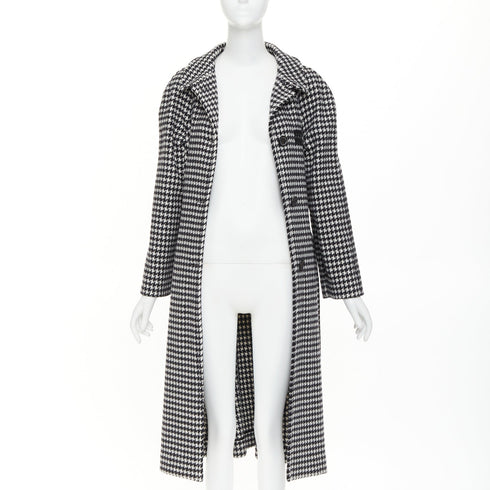 Women's Miu Miu 2022 Houndstooth Wool Coat