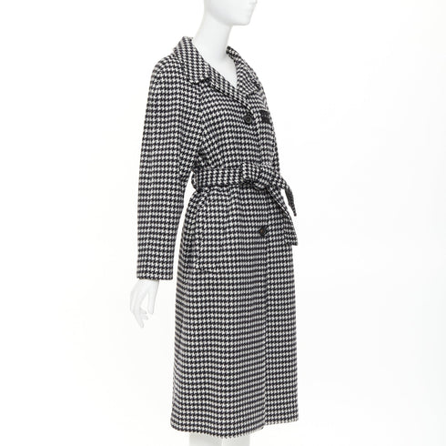 Women's Miu Miu 2022 Houndstooth Wool Coat