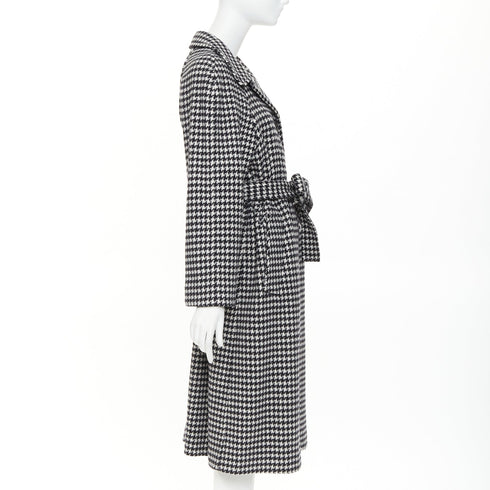 Women's Miu Miu 2022 Houndstooth Wool Coat