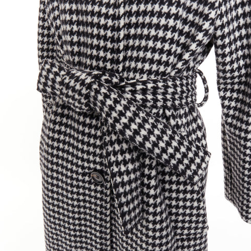 Women's Miu Miu 2022 Houndstooth Wool Coat