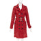 Women's Burberry Prorsum Kensington Red Lace Trench Coat