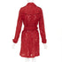 Women's Burberry Prorsum Kensington Red Lace Trench Coat