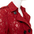Women's Burberry Prorsum Kensington Red Lace Trench Coat