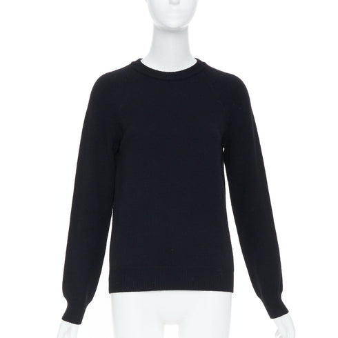 Women's Saint Laurent 2016 Black Raglan Sleeve Sweater