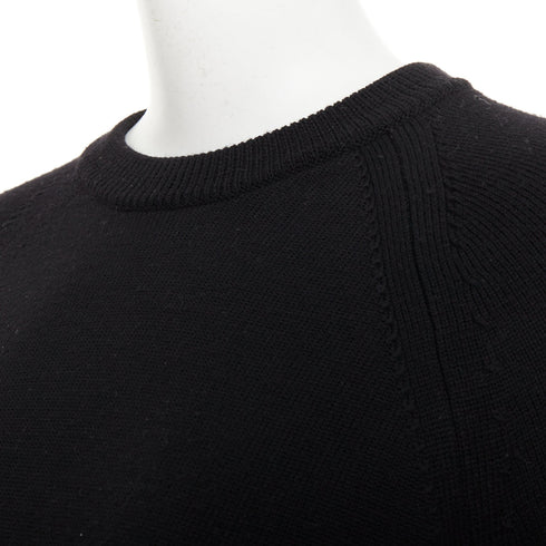 Women's Saint Laurent 2016 Black Raglan Sleeve Sweater